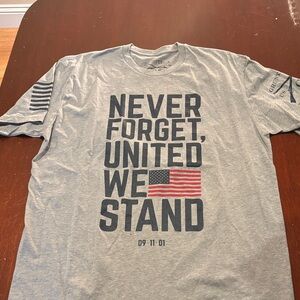 Grunt Style Gray Patriotic Tee